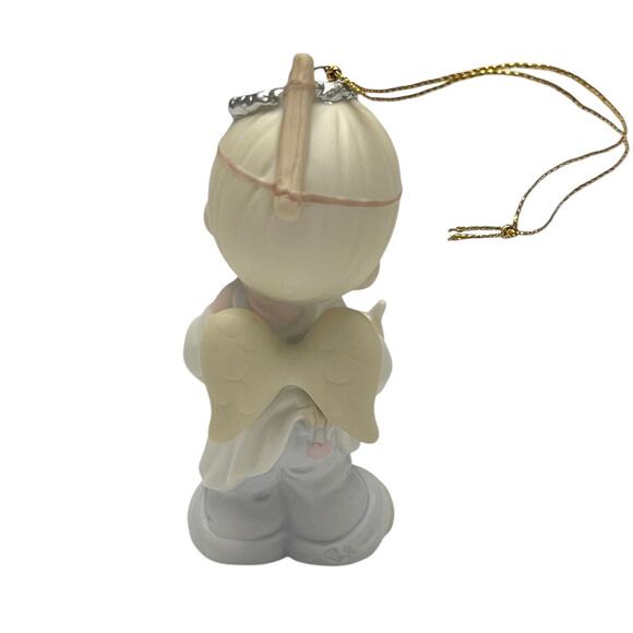 Vintage 1996 PRECIOUS MOMENTS ORNAMENT "Peace On Earth Anyway" 183369 - Picture 2 of 4